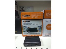 Эфирный приемник цифровой DVB-T2 CADENA CDT-100, черный