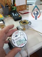 замена батарейки на теплосчетчике Valtec